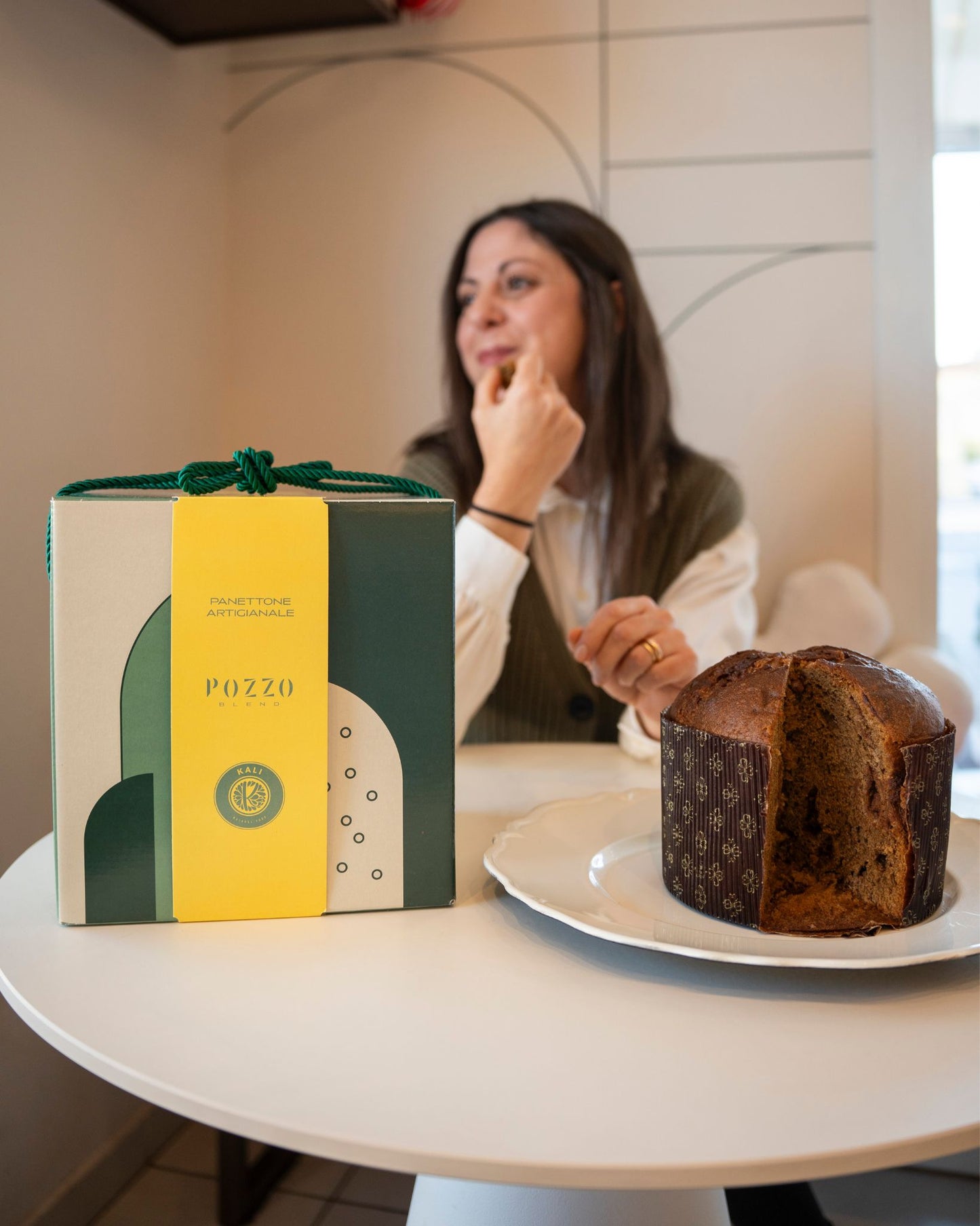Panettone al caffè e caramello 750 gr