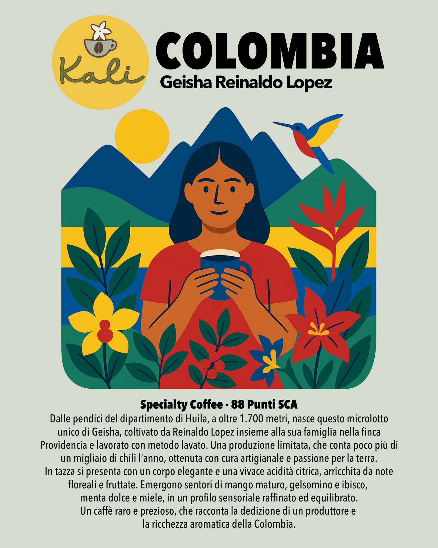 Colombia Geisha Reinaldo Lopez 200 gr