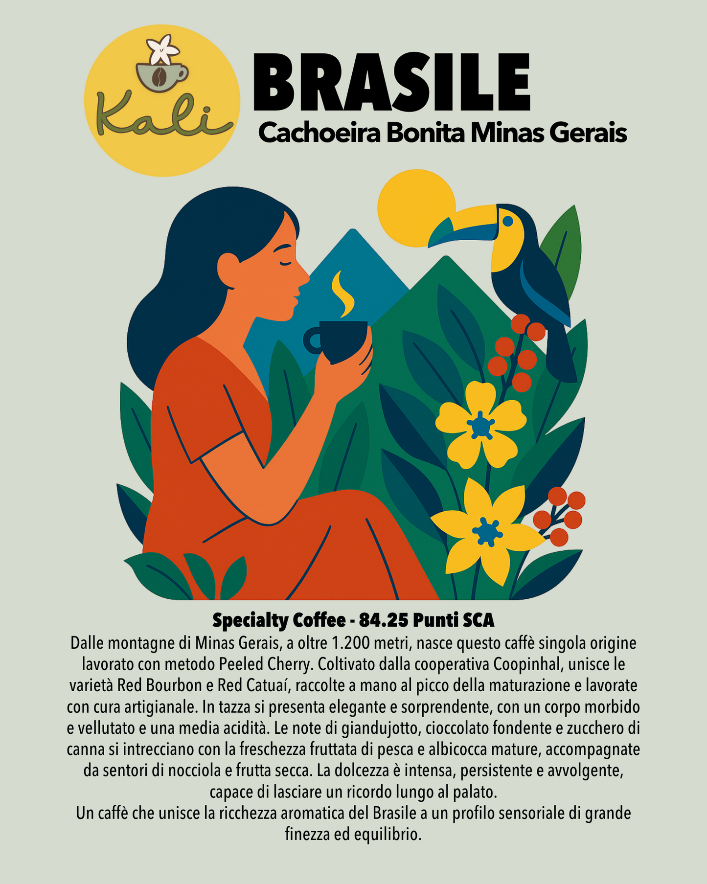 Brasile Cachoeira Bonita Minas Gerais 200 gr