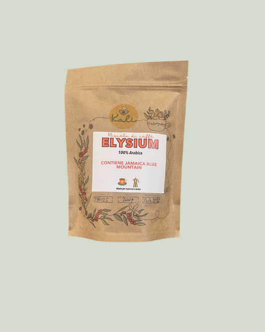 Miscela Elysium 200 gr - 100% Arabica con Jamaica Blue Mountain